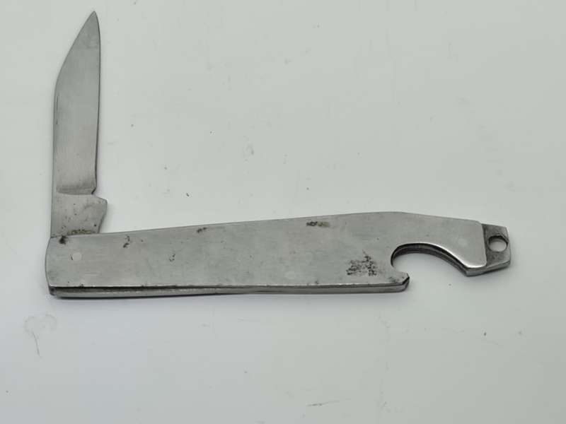 Stainless Hong Kong pocket knife and bottle opener