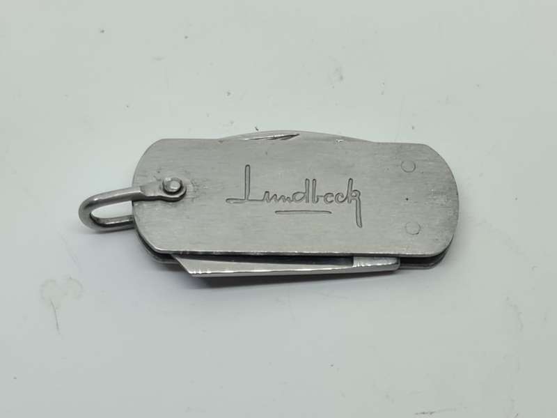 Sheffield England, stainless steel pocket knife with bottle opener