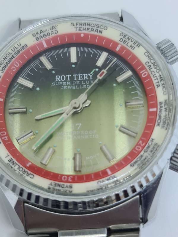 Mens Rottery Super De Luxe  mechanical Watch