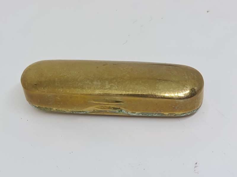Brass snuff box