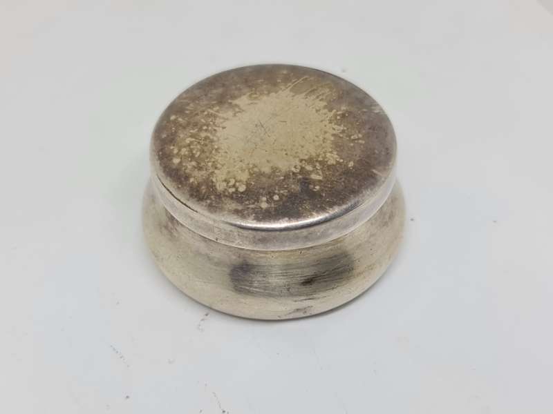 925 Silver pill box
