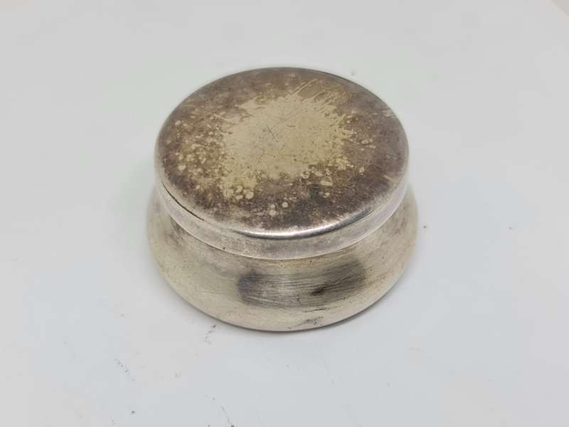 925 Silver pill box