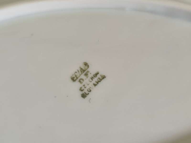 Epiag D.F. Czechoslovakia serving plate