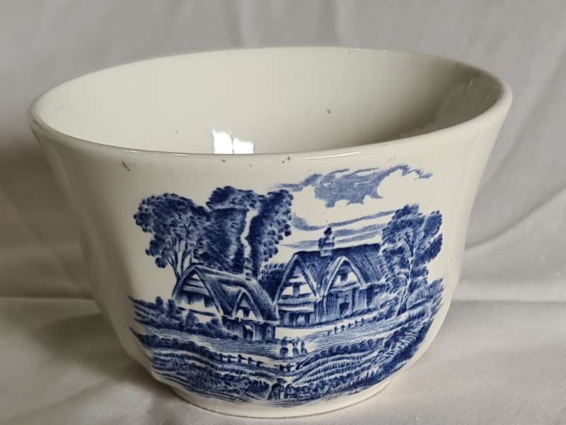 Ridgeway Ironstone Staffordshire England Meadowsweet sugar bowl
