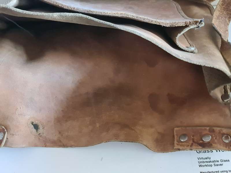 Vintage Leather cabinet maker shoulder bag