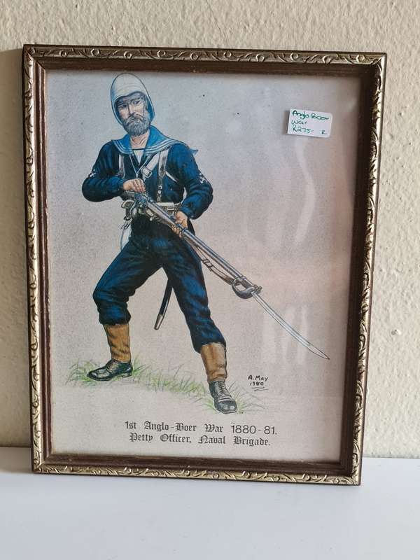 1st Anglo Boer War 1880-1881, Petty Officer, Natal Brigade (A.May 1980)