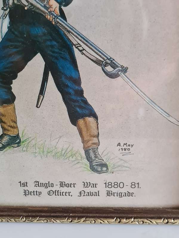 1st Anglo Boer War 1880-1881, Petty Officer, Natal Brigade (A.May 1980)