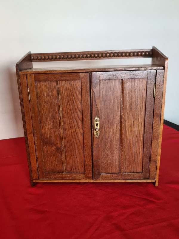 Oak Sales man sample cupboard