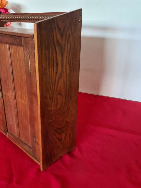 Oak Sales man sample cupboard