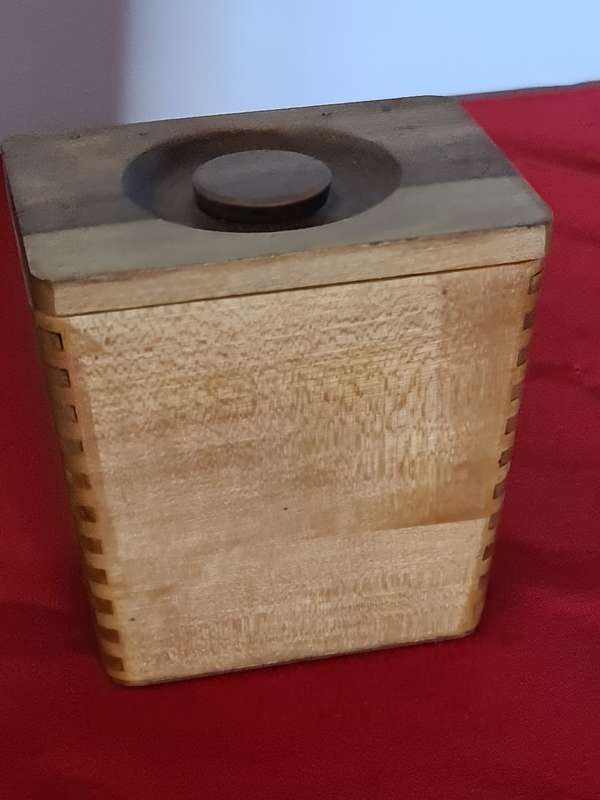Vintage Wooden Salt box