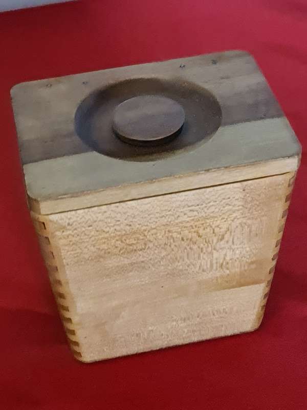 Vintage Wooden Salt box