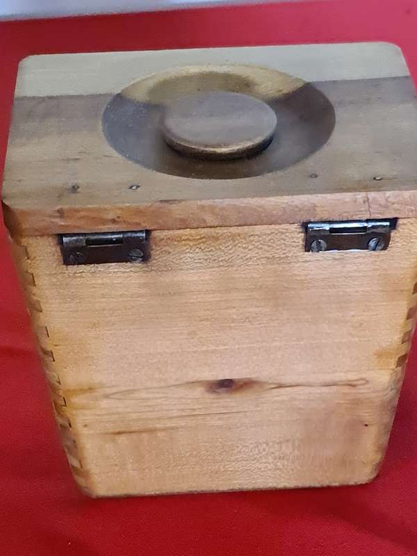 Vintage Wooden Salt box