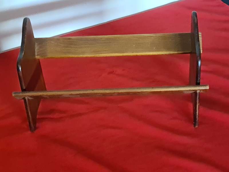 Wooden book stand