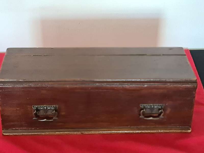 Small wooden chest