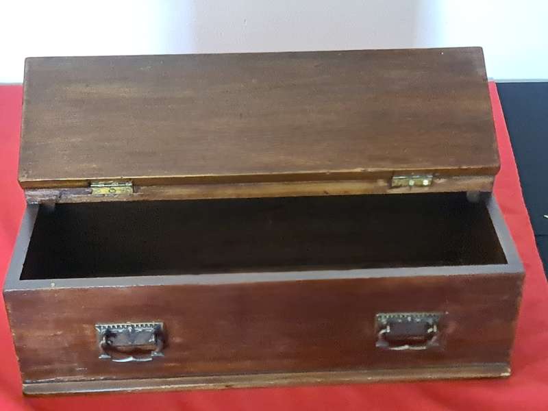 Small wooden chest