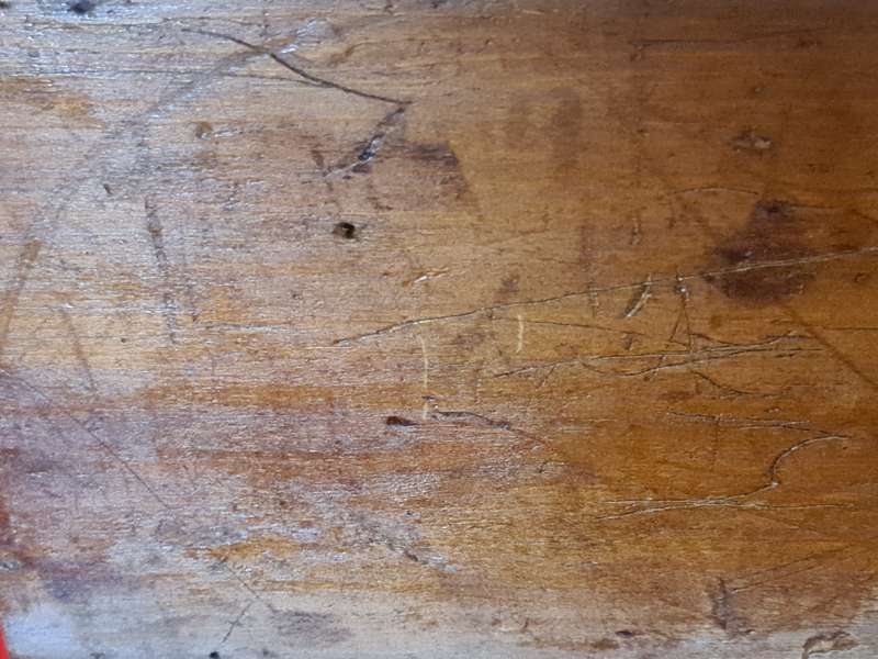 Small wooden chest