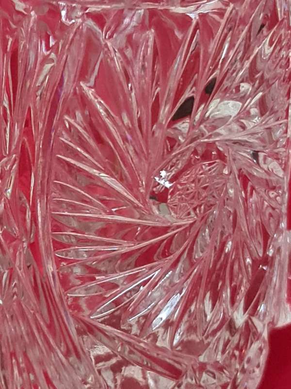 Stunning pressed glass jug