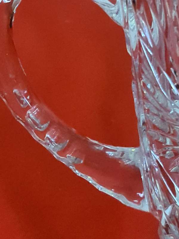 Stunning pressed glass jug
