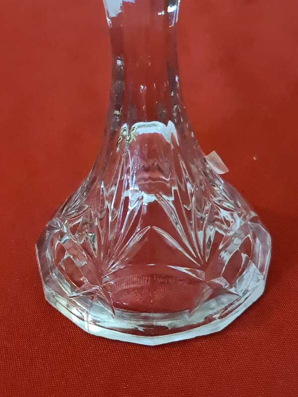 20th Century Pressed Glass candlestick