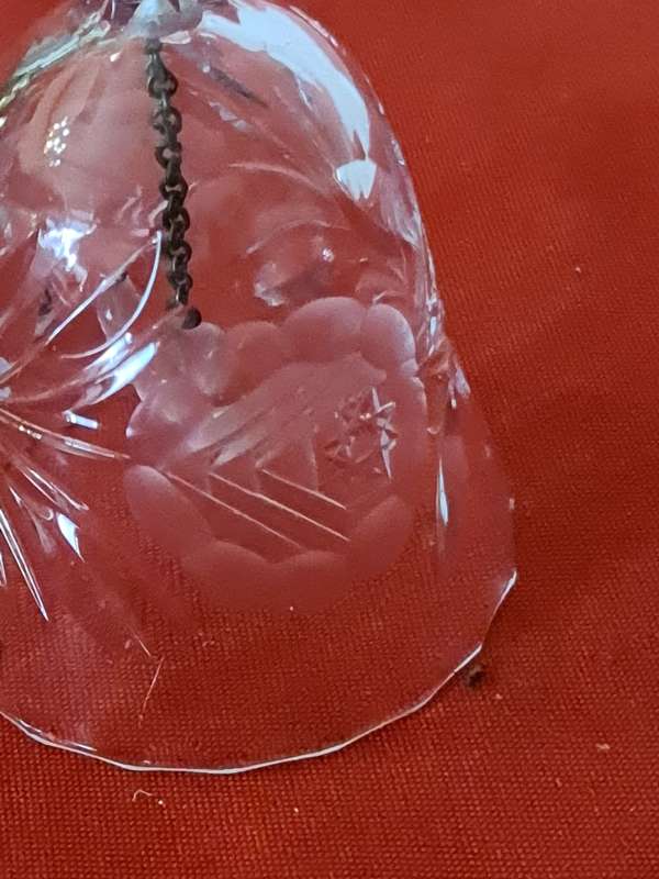 Vintage Crystal dinner bell