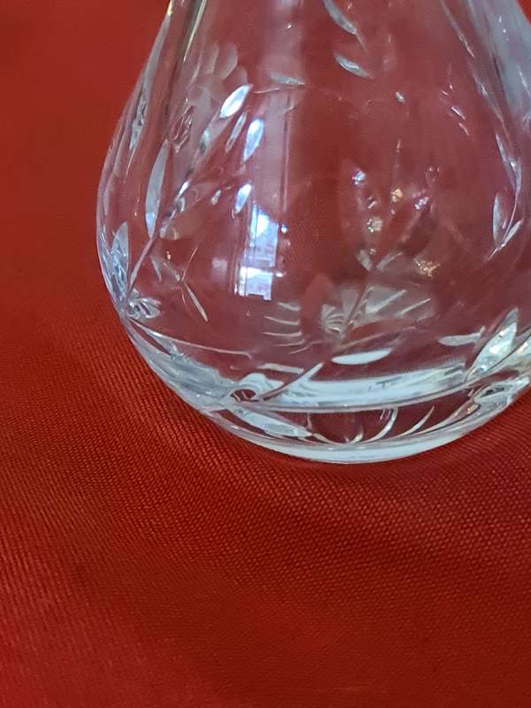 Crystal bud vase
