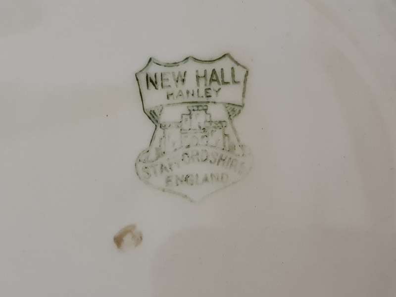 New Hall Hanley, Staffordshire England Tea trio