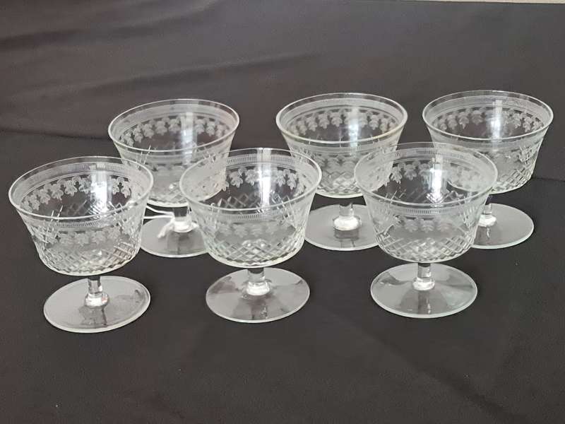 Set x6 Pall Mall Cocktail/Desert glasses