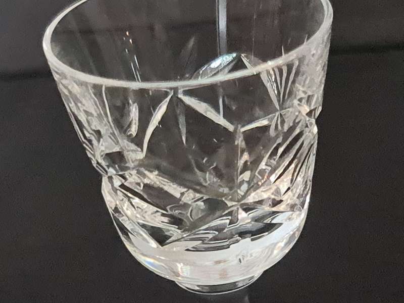 Set X4 Crystal port glasses