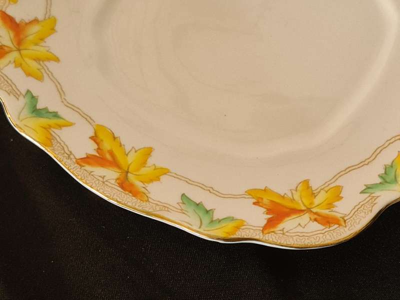 Royal Albert Crown China Maple Cake Plate