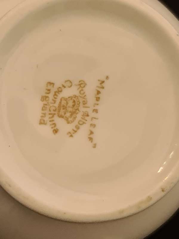 Royal Albert Crown China Maple Creamer