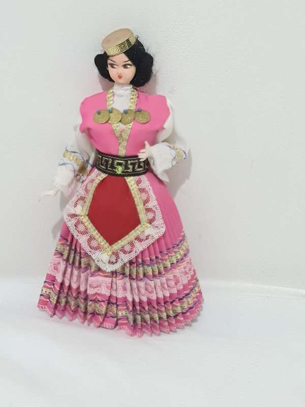 Vintage Volk Art Doll: Greece