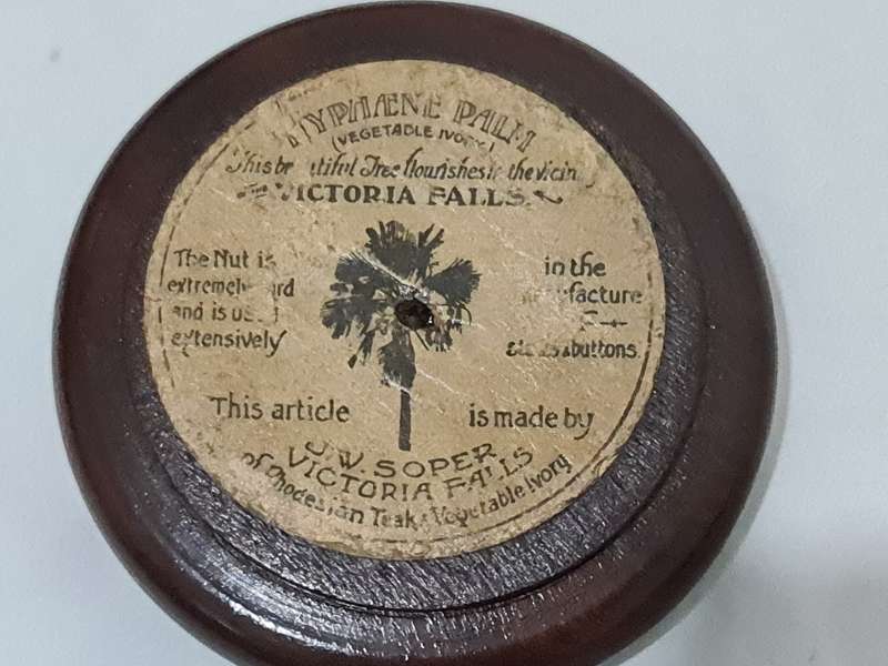 Rare Stanhope ashtray by J W Soper Victoria Falls