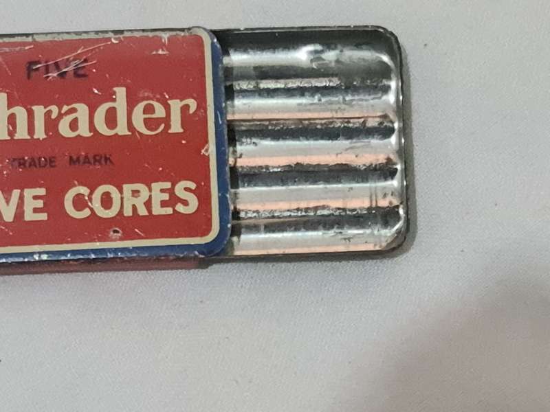 Schrader Valve Cores Tin