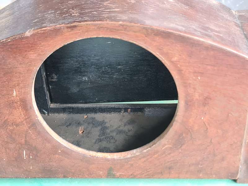 Empty Mantle clock case