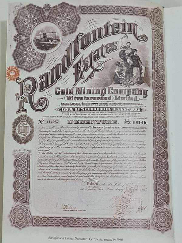 Randfontein Estate, The First 100 years by Anthony Hocking
