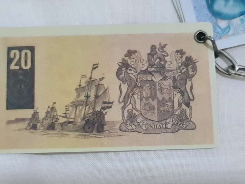 Vintage Keyring of RSA notes