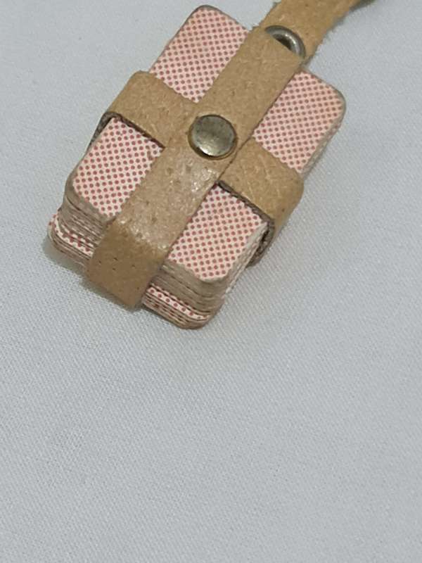 Miniature playing cards key ring