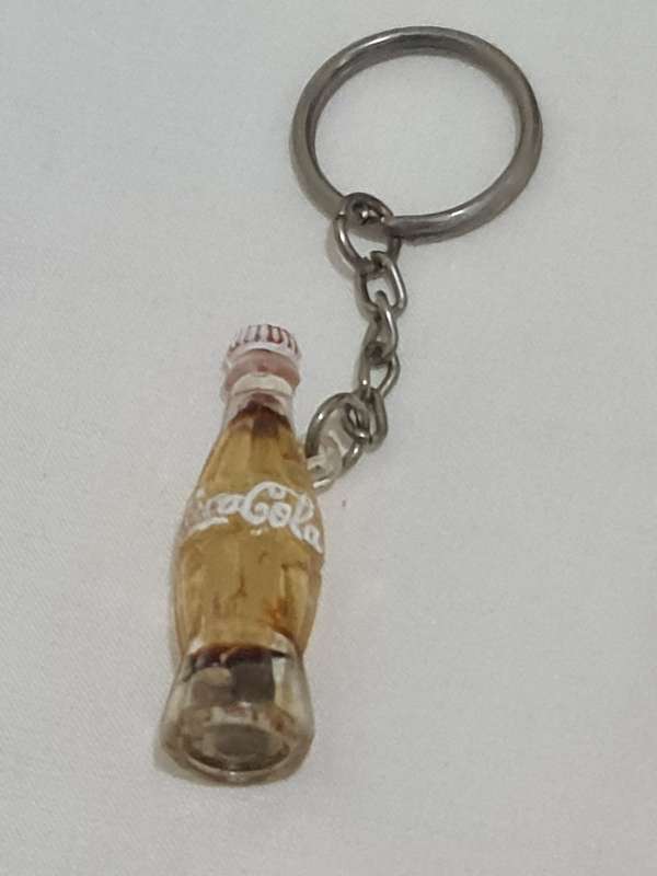 Coca Cola bottle keyring