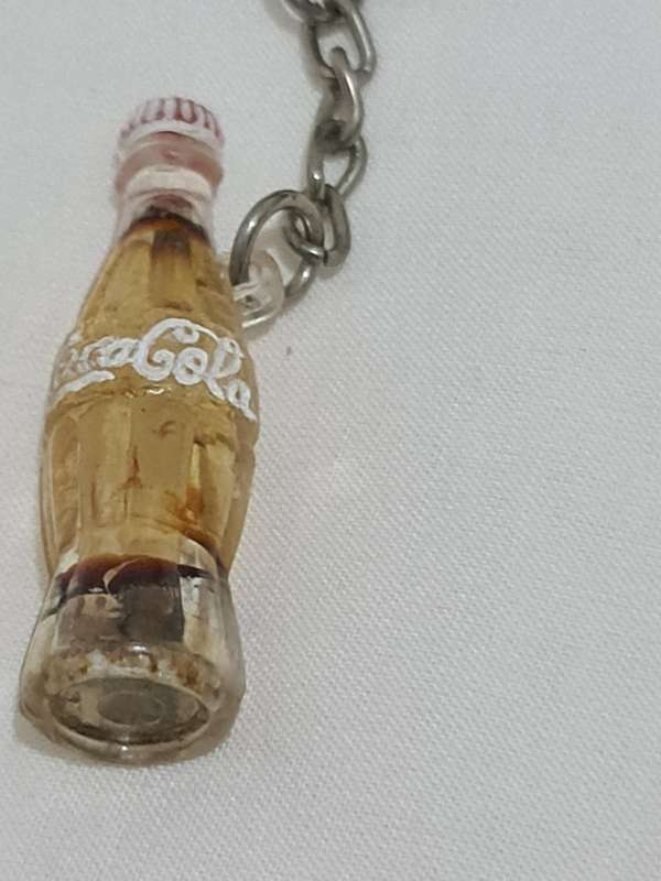 Coca Cola bottle keyring