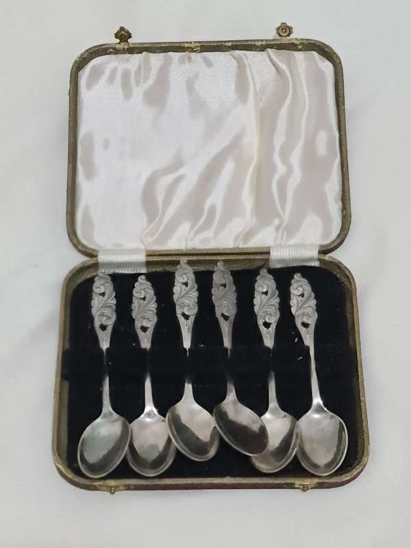T.H. Mathinsen Norway EPNS Tea spoons