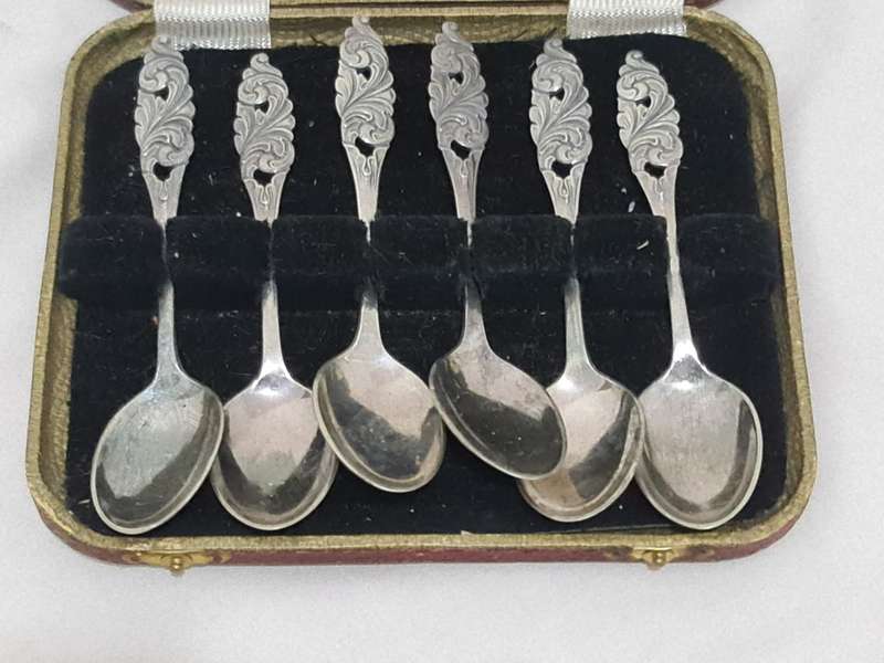 T.H. Mathinsen Norway EPNS Tea spoons