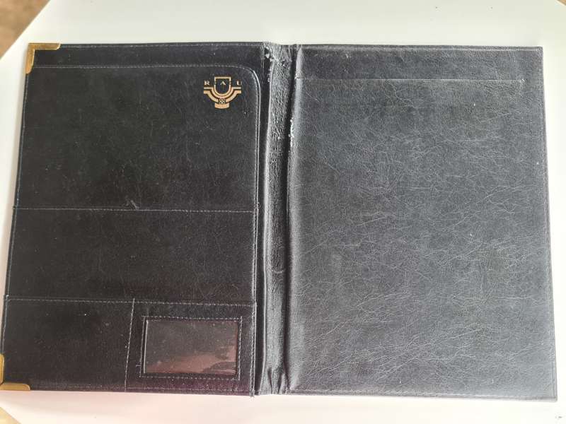 Vintage RAU Black Folder