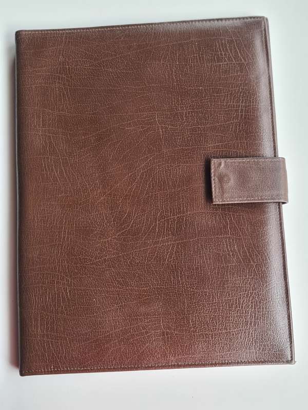 Made in RSA leather folder