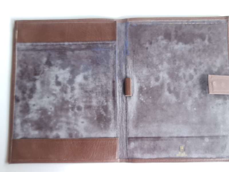 Made in RSA leather folder