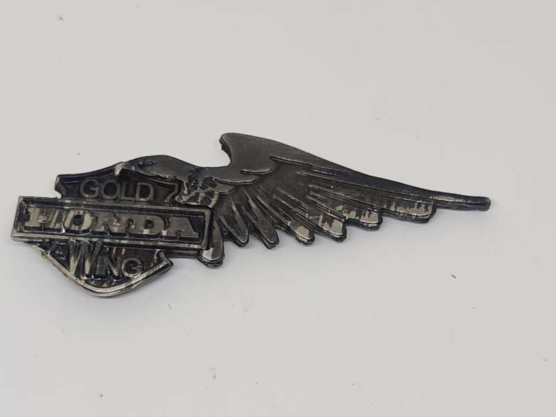 Gold Honda Wing badge