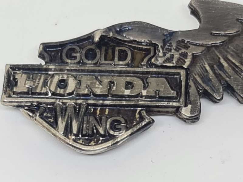 Gold Honda Wing badge