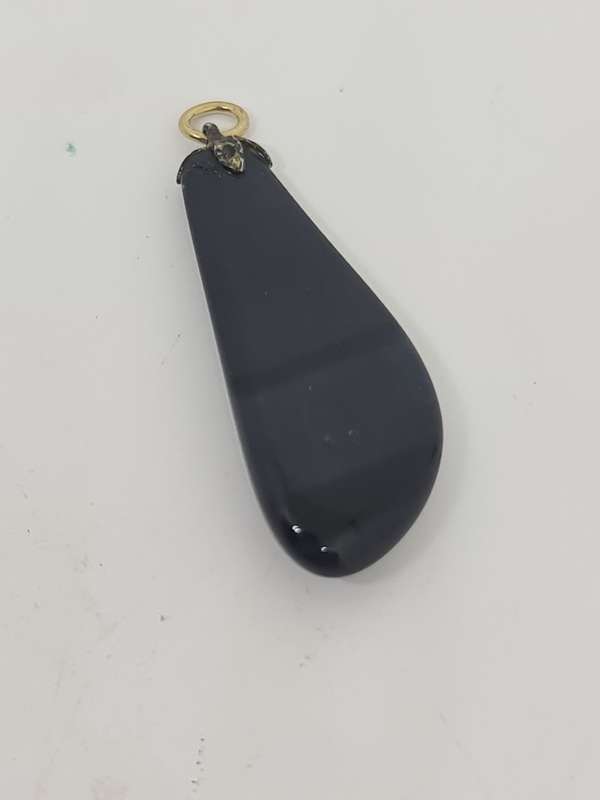 Black Agate Pendent