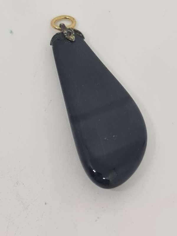 Black Agate Pendent