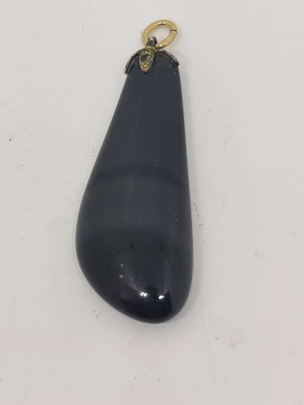 Black Agate Pendent