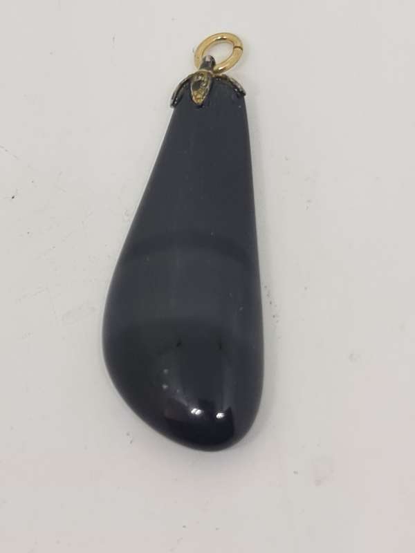 Black Agate Pendent